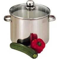 Baumalu Edelstahl-Caterer + Glasdeckel – 30 cm