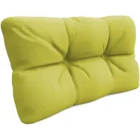 Pokar Palettenkissen mit schöner Steppung Auflage Palettensofa, Größe:Seitenkissen 60 x 40, Farbe:Limette
