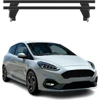 Menabo Dachträger Grundtäger für Ford Fiesta ST-Line 2017-2024 50kg Alu Schwarz