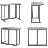 vidaXL Klappbarer Balkontisch 90 x 50 x 74 cm Massivholz Akazie - Bistro-Tisch - Bistro-Tische - Holztisch - Holztische