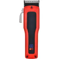 INF Professionelle Elektrische Haarschneidemaschine - Akku-Haartrimmer für Zuhause Rot