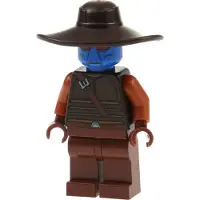 LEGO 1x Minifigur Star Wars Clone Wars Cad Bane Hut dunkel braun 75024 61507 sw0497