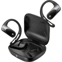 Swissten , Sport-Kopfhörer Air-Conduction Bluetooth IP54 offene Bauweise, Schwarz