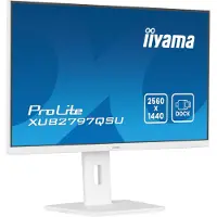 Iiyama ProLite XUB2797QSU-W2, 68,6 cm (27"), 2560 x 1440 Pixel, Quad HD, LED, 1 ms, Weiß