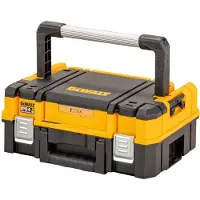 DeWalt DWST83344-1 Werkzeugbox T STAK I, TSTAK Sytem, 44 x 33 x 18cm, IP54, 27 l, Schaumstoffeinlage