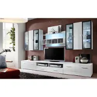 Xl Moebel Gmbh Wohnwand Designer TV-Ständer Wohnzimmer Einrichtung Holz Modern Möbel