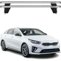 Menabo Dachträger Grundträger für Kia Pro Ceed 2018-2025 Querträger ABE Alu Grau