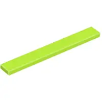 LEGO 1x8 Fliesen 4162 - 50 Stück Lime