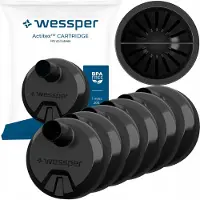 Wessper Actitex Cartridge - Ersatzfilter Für Aquaphor City Flasche 6 Stück