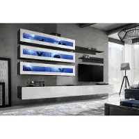 AEA Luxus Wohnzimmer Designer Möbel Sideboard Wohnwand TV-Ständer Wandschrank