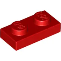 LEGO 50 Stück , Teil Nr. 3023 in Rot (Red)