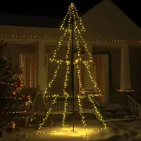 Prolenta Maison Exclusive - Weihnachtsbaum in Kegelform 360 LEDs Indoor Outdoor 143x250 cm
