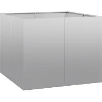 vidaXL "2026 MODERNE"Pflanzkübel - Blumenkasten - 100x100x80 cm Verzinkter Stahl - Beete Einfacher Aufbau CC7963830