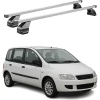 Menabo Dachträger Grundträger für Fiat Multipla 2004-2010 Facelift Stahl Grau 2x