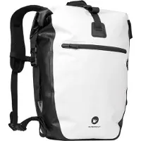 Rhinowalk Fahrradtasche, X21669 für Gepäckträger weiß