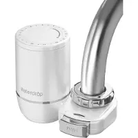 Waterdrop Wasserfilter Wasserhahn, Filterlebensdauer-Reminder, Kohleblock Wasserfiltersystem, Leitungswasserfilter (1 Filter Enthalten)