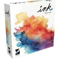 Asmodee Ink Familienspiel – Wettlaufspiel mit Rondell-Mechanismus und Tintenmustern