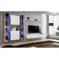 Xl Moebel Gmbh Weiß TV-Ständer Wohnwand Wandschrank Design Wohnzimmermöbel Luxus Sideboard
