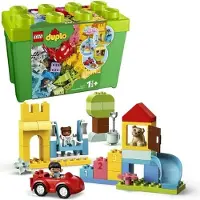 LEGO DUPLO Deluxe Steinebox 10914, Bauset mit Aufbewahrung, Lernspielzeug für Babys ab 1.5 Jahren
