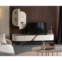 Xl Moebel Gmbh Wohnwand Sideboard Wandregal Fernsehschrank Lowboard TV Verspiegelt
