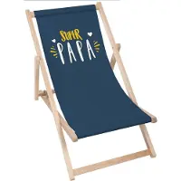 Dreamroots Liegestuhl klappbar Holz, Buchenholz bis zu 130 kg, Sonnenliege klappbar mit 3-stufiger Neigungsregulierung der Rückenlehne, Super Papa