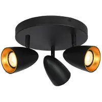 ITALUX Lampe Reflektor Spot TINO SPL-36748-3R-BK-GD