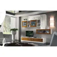 AEA Tv Wand Wohnwand Anbauwand Wohnzimmer Möbel luxus rtv Wohnwände Schrank Regal
