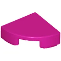 LEGO 1x1 Fliesen Rundecke 25269 - 250 Stück Magenta
