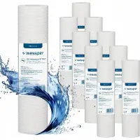 Wessper 10x Wasserfilter Vorfilter Filtereinsatz Sedimentfilter 10"- 10 Micron