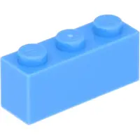 LEGO 50 Stück 3622 Stein Brick 1x3 Part Basic Steine 50 Mittleres Blau