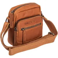 The Chesterfield Brand echt Leder Herren Schultertasche Umhängetasche Bremen cognac braun