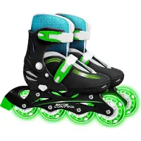 Stamp – Verstellbare Inlineskates – Leuchtende Rollen – Rutschkontrolle