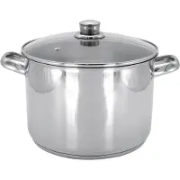 Krüger Haushaltswaren Karl Krüger A26 Allzwecktopf Edelstahl 26 cm, 10 Liter