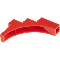 LEGO 1x Bogenstein viertel Bogen 1x5x4 rot rund Brücke 6075068 14395 76768 2339