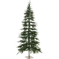 VIVANNO Weihnachtsbaum Kunststoff PINSAPO Konisch, Grün naturgetreu - 100x100x210 cm