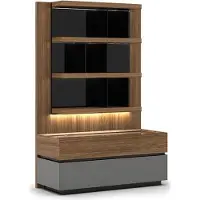 Xl Moebel Gmbh Wohnzimmermöbel Wohnwand 320 cm Einrichtung Braun Luxus Wand Regale