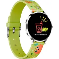 Xcoast SMARTWATCH KIDS LINO-Time Grün - AMOLED Display, 6.9mm Gehäusehöhe, Wasserdicht, 6 Tage Akkulaufzeit, Spiele, SOS-Knopf und Telefonfunktion