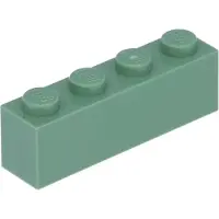 LEGO 250 Stück 3010 Stein Brick 1x4 Part Basic Steine 250 Sandgrün