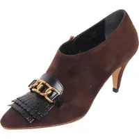 Tod'S F7142 decollete donna braun/schwarz scarpe Wildlederschuh Frau