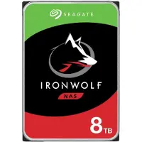 Seagate IronWolf ST8000VN004, 8 TB, 7200 RPM, 256 MB, 3.5", Serial ATA III