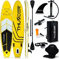 Thunder Coast Yellow Stand Up Paddle Board 320 x 75 x 15 cm Gelb 150 kg