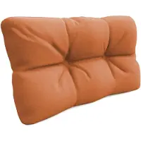 Pokar Palettenkissen mit schöner Steppung Auflage Palettensofa, Größe:Seitenkissen 60 x 40, Farbe:Orange
