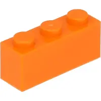 LEGO 100 Stück 3622 Stein Brick 1x3 Part Basic Steine 100 Orange