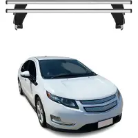 Omac Menabo Dachträger Grundtäger für Chevrolet Volt 2010-2015 50kg Alu Silber 2 tlg