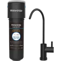 Waterdrop 10UB Untertisch Wasserfiltersystem mit Dediziertem Wasserhahn, 30.000 Liter Wasserfilter Trinkwasser