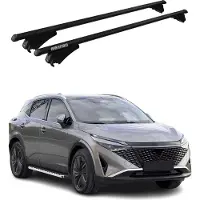 Menabo Grundträger Dachträger für Nissan Qashqai 2021-2025 ABE Alu Schwarz 2x