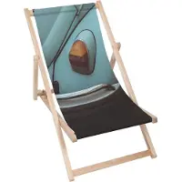 Dreamroots Liegestuhl klappbar Holz, Buchenholz bis zu 130 kg, Sonnenliege klappbar mit 3-stufiger Neigungsregulierung der Rückenlehne, Garbus