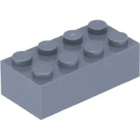 LEGO 100x Steine 2x4, Dunkelgrau