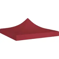 Prolenta Maison Exclusive - Partyzelt-Dach 3x3 m Burgunderrot 270 g/m²