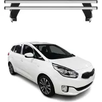 Menabo Dachträger Grundtäger für Kia Carens 2013-2019 ABE Aluminium Silber 2tlg